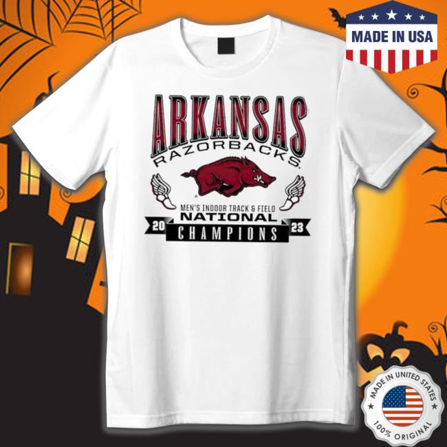 Arkansas Razorbacks 2023 Men’S Indoor Track And Field National Champions Logo shirt