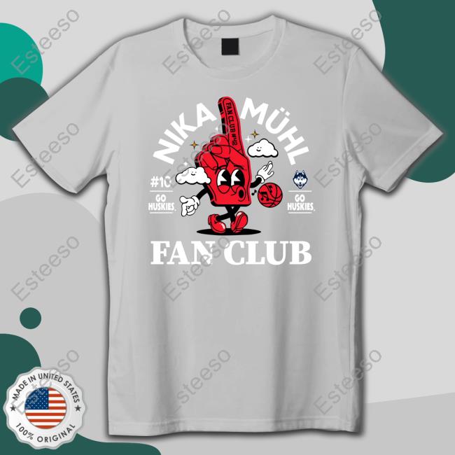 Uconn Women’S Basketball Nika Muhl Fan Club Shirt