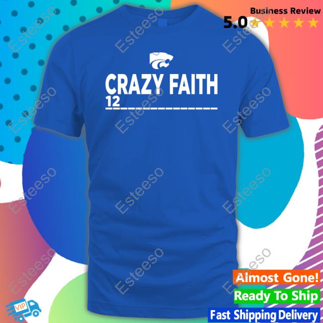 K-State Men's Basketball Crazy Faith 12 Tee Shirt