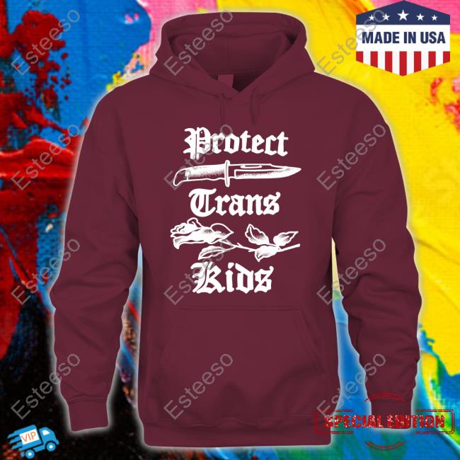 Knife Rose Protect Trans Kids Tee Shirt