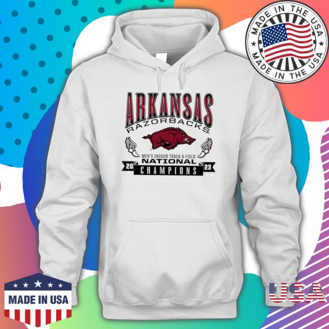 Arkansas Razorbacks 2023 Men’S Indoor Track And Field National Champions Logo Shirt Arkansas Razorbacks 2023 Men’S Indoor Track And Field National Champions Logo shirt