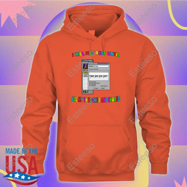 Jmcgg I Will Not Rest Until All My Thoughts Are Shared T Shirt Jmcgg I Will Not Rest Until All My Thoughts Are Shared T Shirt