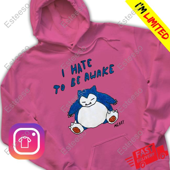 Really Good Artist Merch I Hate To Be Wake Mgray New Shirt