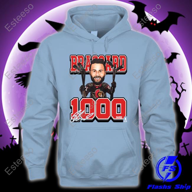 Brassard 1000 Games Tee Shirts Ottawa Senators Derick Brassard 1000 Games Tee Shirts Ottawa Senators Derick
