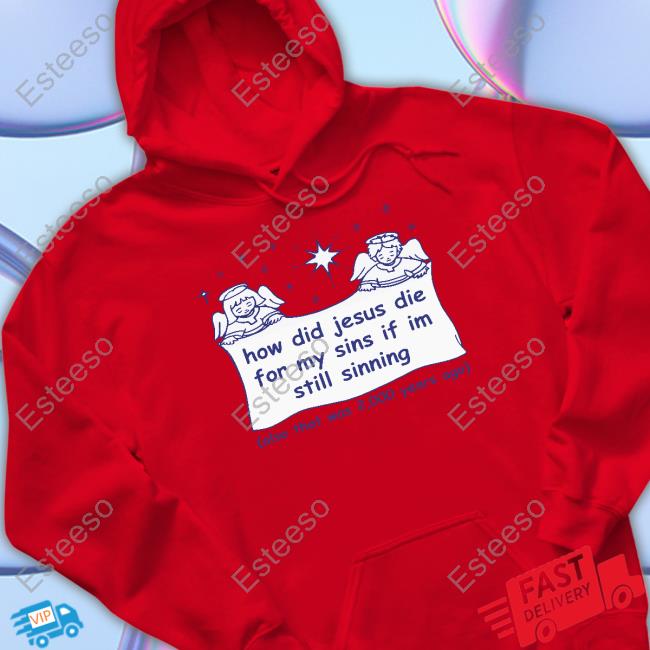 Shirts That Go Hard How Did Jesus Die For My Sins If I'm Still Sinning Hoodie