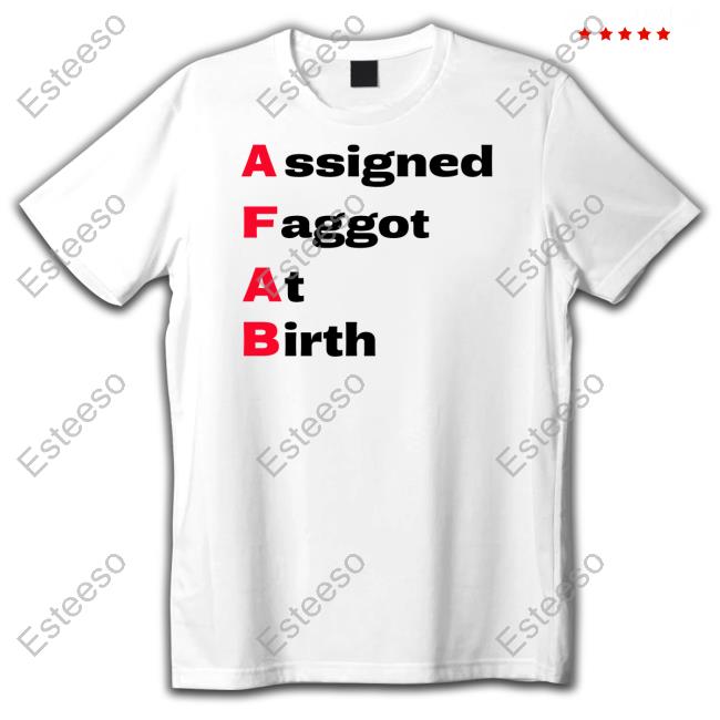 Elluhth Wearing Assigned Faggot At Birth Hoodie Elluhth Wearing Assigned Faggot At Birth Hoodie