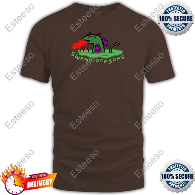 Swamp Dragons Logo Paint Tee Shirt