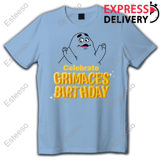 Celebrate Grimaces Birthday Shirts