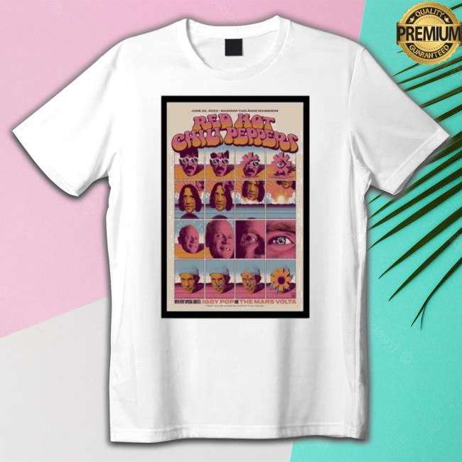 Red Hot Chili Peppers Tour Mannheim, Germany 2023 Poster shirt Red Hot Chili Peppers Tour Mannheim, Germany 2023 Poster shirt