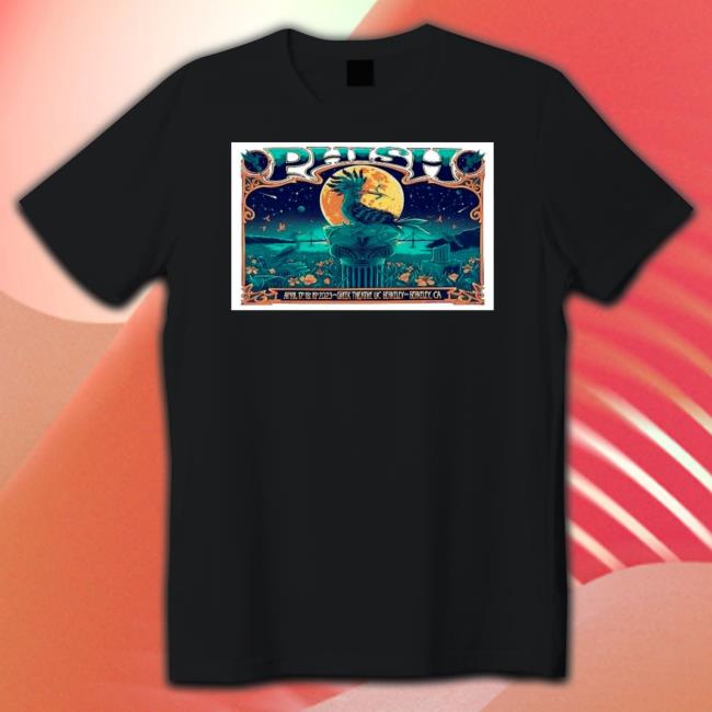 Poster Phish Spring Tour Berkeley, Ca 2023 Shirt