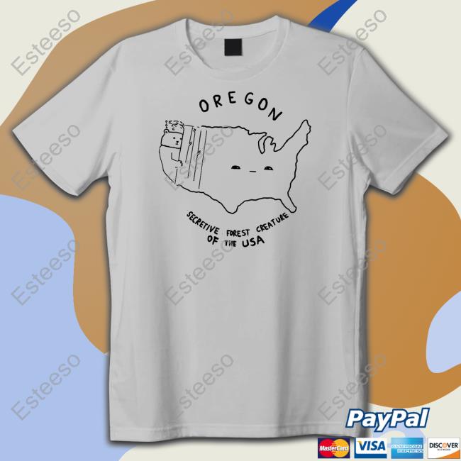Strange Planet Oregon Secretive Forest Creature Of The Usa Sweatshirt