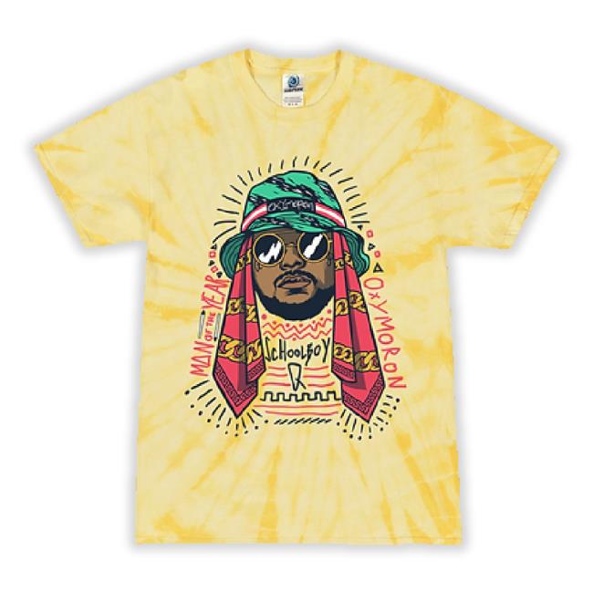 Schoolboy Q Tie Dye Long Sleeve Tee Yellow Spider Schoolboy Q Tie Dye Long Sleeve Tee Yellow Spider
