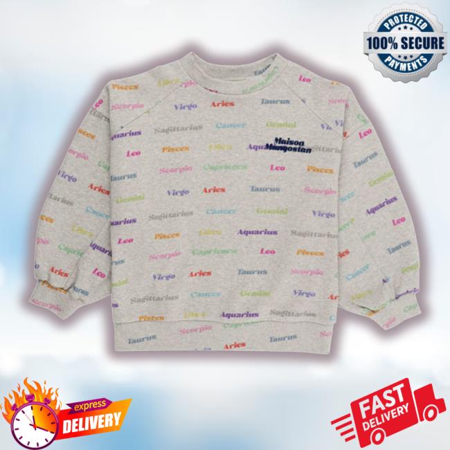 Official Maison Mangostan Multy Print Tee Shirt Official Maison Mangostan Multy Print Tee Shirt