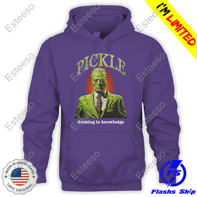 Pickle Soaking In Knowledge Hoodie Pickle Soaking In Knowledge Hoodie