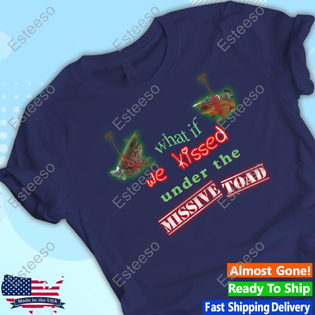 Snazzyseagull What If We Kissed Under The Missile Toad Sweatshirt Snazzyseagull What If We Kissed Under The Missile Toad Sweatshirt