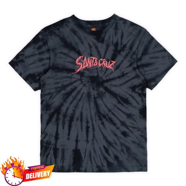 Official Santa Cruz Bone Slasher Tie Dye Youth Black Tie Dye Sweater Official Santa Cruz Bone Slasher Tie Dye Youth Black Tie Dye Sweater