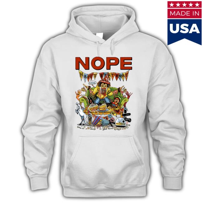 Nope: Gordy’S Home - Hoodie Sweatshirt (Vintage White) Nope: Gordy’S Home - Hoodie Sweatshirt (Vintage White)