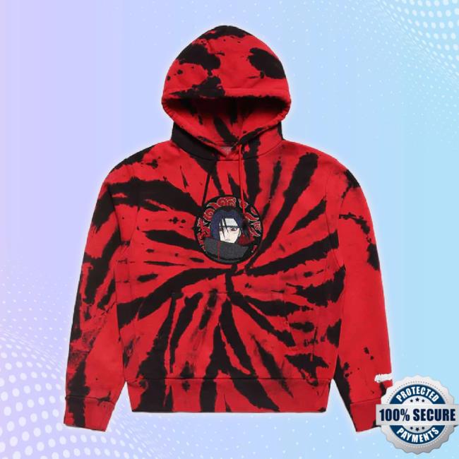 Official Shippuden Itachi Chenille Unisex Sweatshirt (Red Tie Dye) Official Shippuden Itachi Chenille Unisex Sweatshirt (Red Tie Dye)