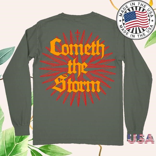 Official Deathwish Inc Merch High On Fire Cometh The Storm Hemp Premium Long Sleeve Shirt Official Deathwish Inc Merch High On Fire Cometh The Storm Hemp Premium Long Sleeve Shirt