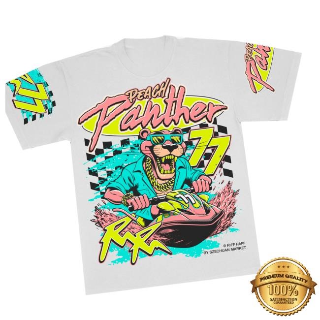 Planetriffraff Merch Szechuan Market Peach Panther Jet Ski Shirt X Szechuan Market Collab Tee Shirt Planetriffraff Merch Szechuan Market Peach Panther Jet Ski Shirt X Szechuan Market Collab Tee Shirt