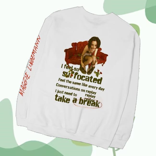 Maggie Lindemann Merch Suffocate White T-Shirt