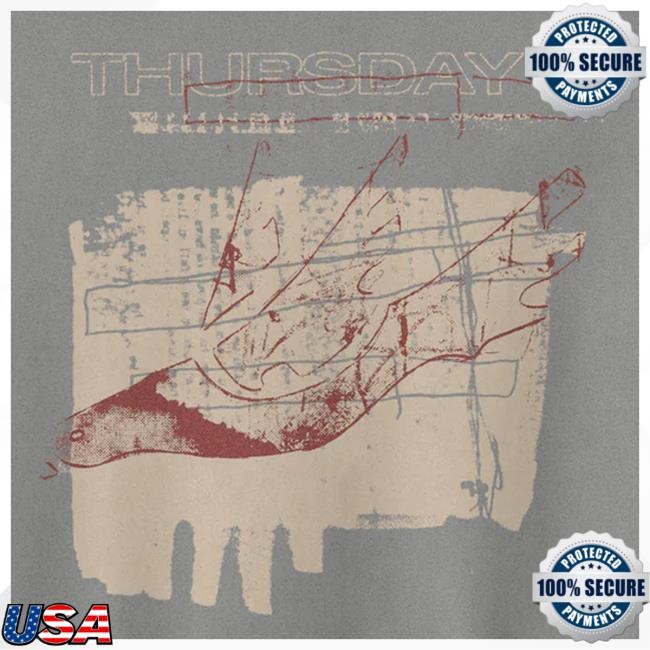 Shop The Thursday Official Store Thursday Merch Grey Crew New Shirt