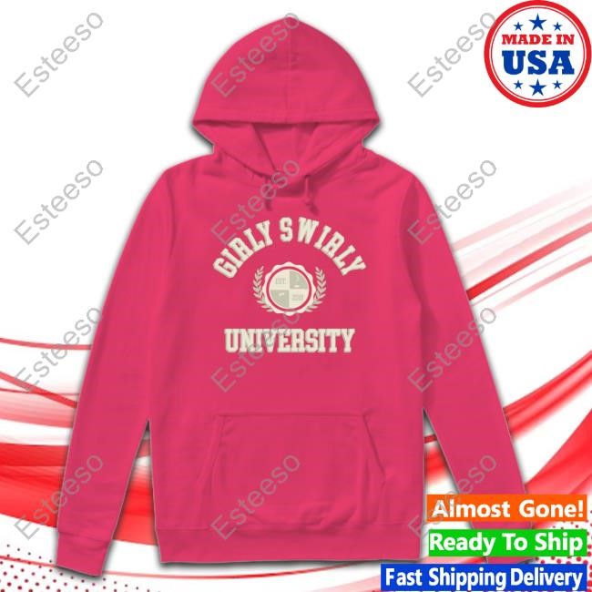 Shop Toast Merch Girly Swirly University Est 2018 T Shirt