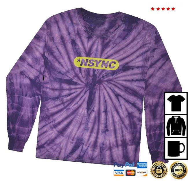 Official Nsync Merch 2023 Logo Tie Dye Tank Top