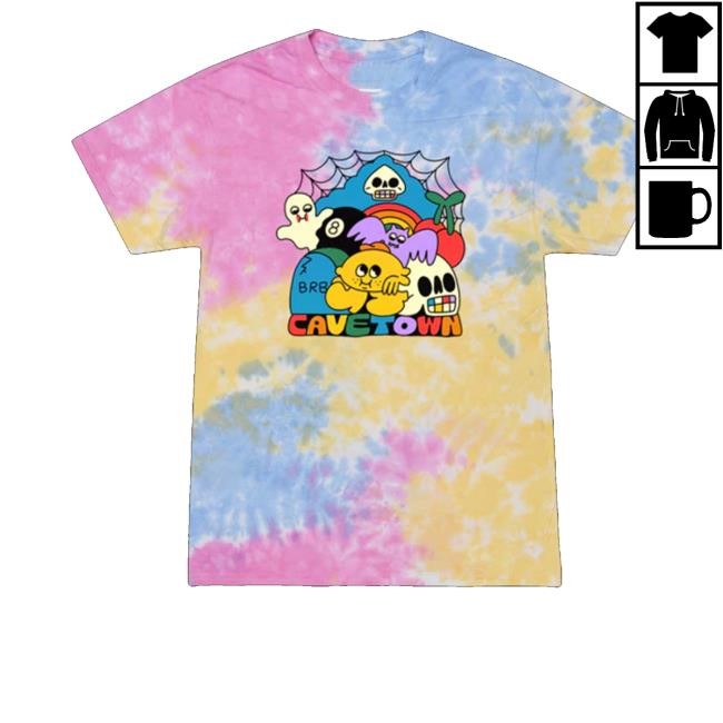 Cave Town Merch Brb Tie-Dye Tee