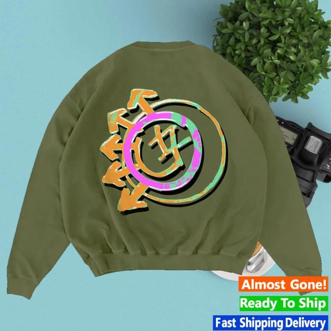 Trending Blink 182 Merch Store Logo Green Tee Shirt