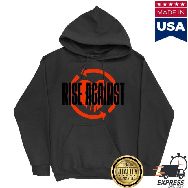 Rise Against Merch Store Red Heartfist Label Pullover Hoodie (Black) t-shirt, hoodie, tank top, sweater and long sleeve t-shirt