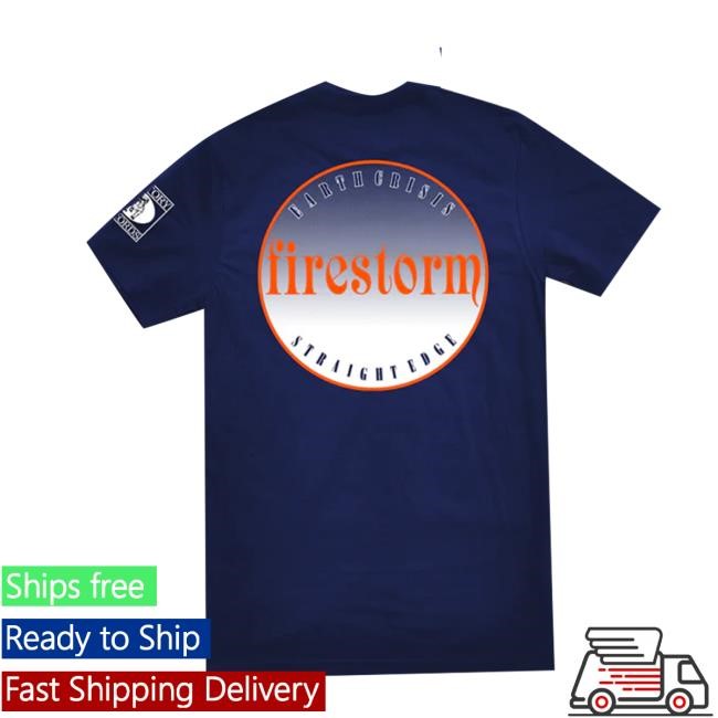 Earth Crisis Merch Firestorm Circle Logo Crewneck Sweatshirt