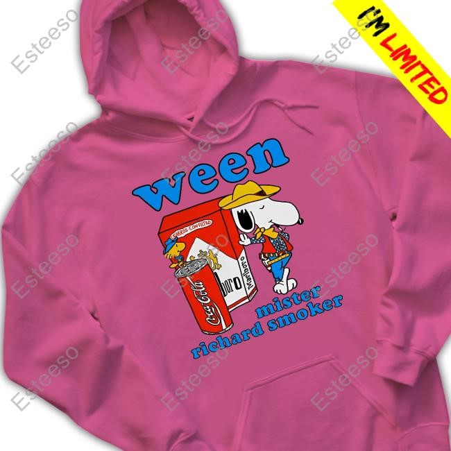 Ween Mister Richard Smoker Shirt Big Pimp Dog Man