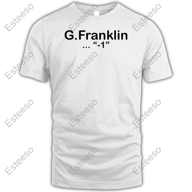 Jennaslipfreckl Wearing G.Franklin '-1' Tee Shirt
