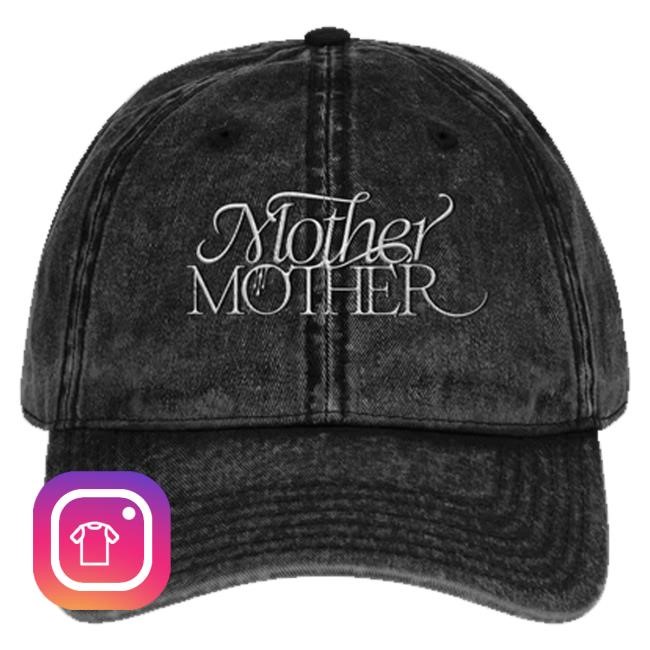 Mother Mother Site Merch Washed Logo Dad Cap