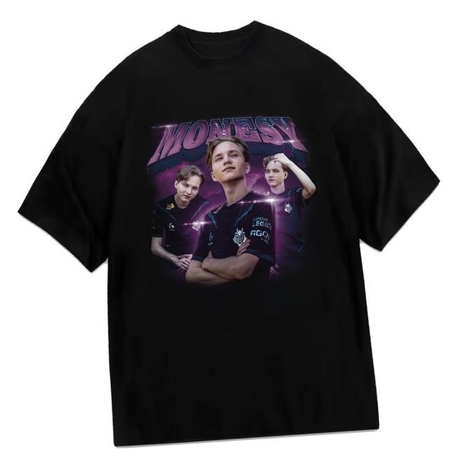 Original G2esports Merch Shop G2 Esports - M0nesy - Bootleg Funny Shirt