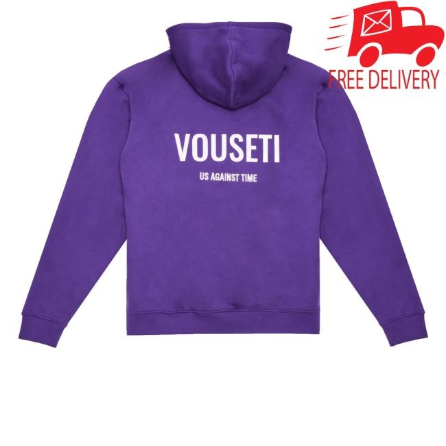 Vouseti Merch Store Us Against Time Zip Hoodie