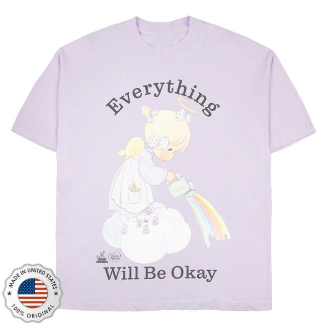 Online Ceramics Merch Precious Moments Everything Will Be Ok New Shirt