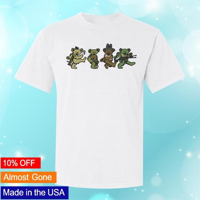 American Trigger Pullers Merch Shop Cqb Stacked Bears T Shirt