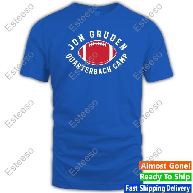 Barstool Sports Merch Jon Gruden Quarterback Camp New Shirt