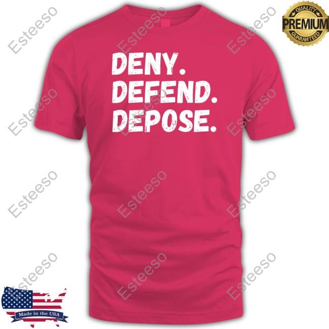 Earthschooled Merch Deny Defend Depose Tee