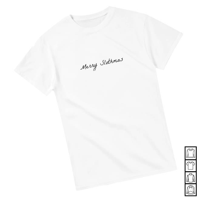 Slothfullthings Merch Shirts Man Merry Slothmas