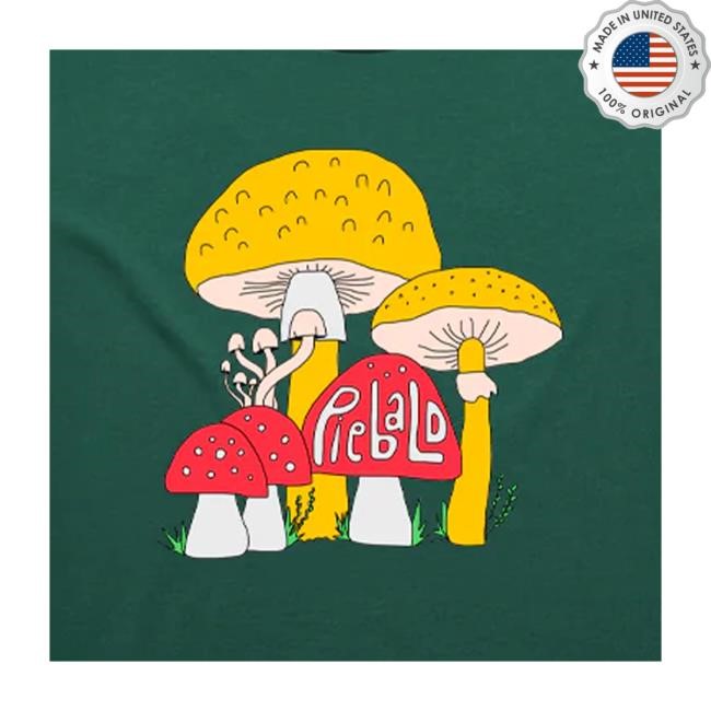 Piebald Merch Shrooms Green Sweatshirt