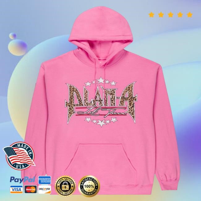 Trending Lil Tecca Merch Store Plan A Metal Logo Hoodie (Pink) Hooded Sweatshirt