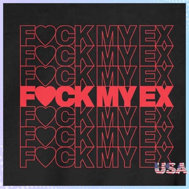 Nick Nayersina Store Official Merch Fuck My Ex Black Sweater