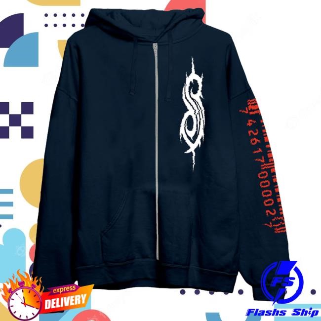 Slipknot Merch Store Here Comes The Pain Zip Crewneck Sweatshirt