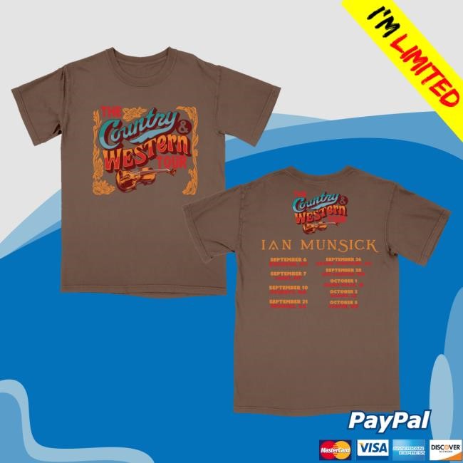 Ian Munsick Merch Store Country & Western Tour Shirts