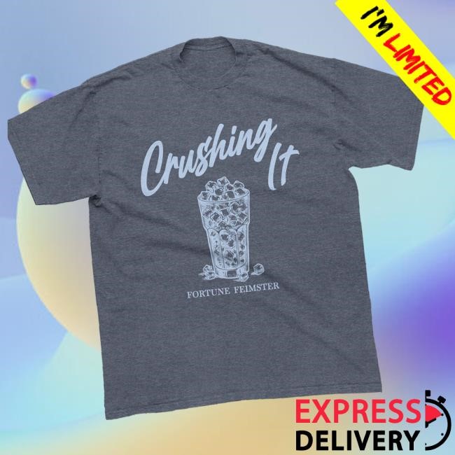 Original Fortune Feimster Merch Store Crushed Ice Funny Shirt