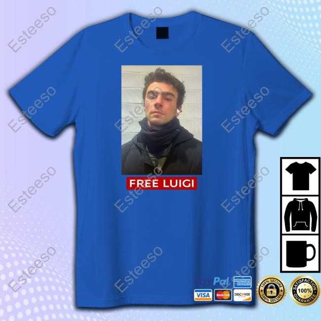 Luigi Mangione Etsy Merch Free Luigi Tee Eric D