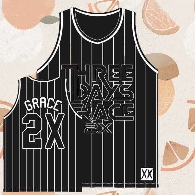 Official Three Days Grace Merch Shop Store 2X Tour Jersey Shirts Official Three Days Grace Merch Shop Store 2X Tour Jersey Shirts